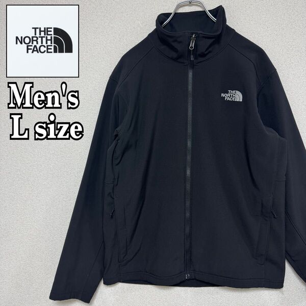 THE NORTH FACE ノースフェイス シェル ナイロンジャケット ブラック 黒 メンズ Lサイズ