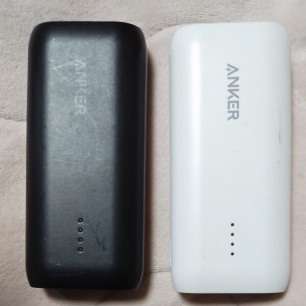 Anker 321 Power Bank (Power Core 5K)5200mAh×2個 モバイルバッテリー 動作確認済み