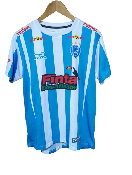 FINTA サッカーユニフォーム FDB オニオオハシ柄 ブルー×ホワイト サイズL