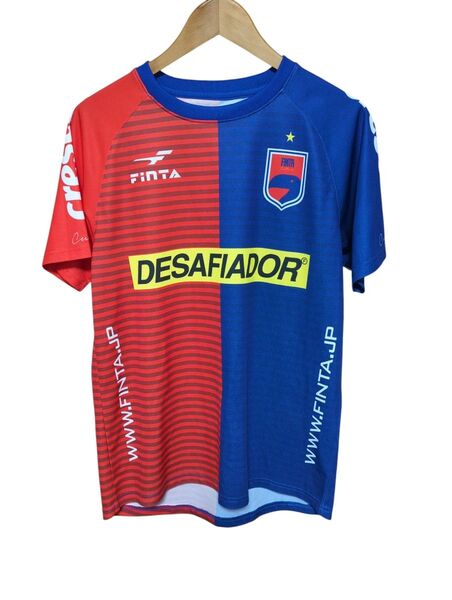 FINTA プラクティスシャツ レッド×ブルー サッカー フットサル トレーニングウェア