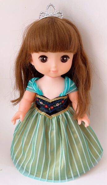 ソランちゃん服 メルちゃん服 お友達共通サイズ プリンセスドレス 戴冠式