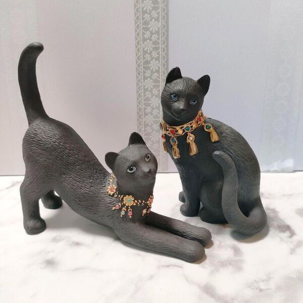 レノックス LENOX 24K 陶器 置物 猫 ねこ キャット 大きなサイズ