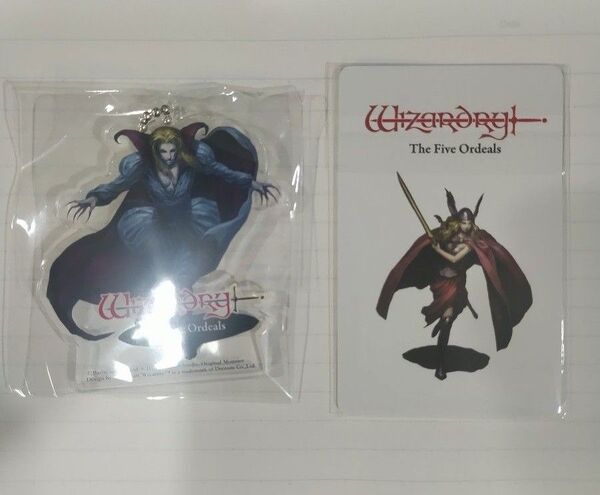Wizardry外伝 五つの試練 特典のみ(カード+キーホルダー)