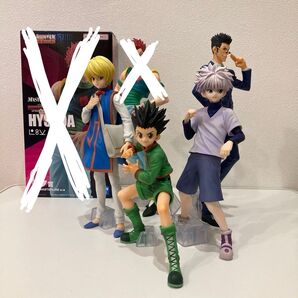 ハンターハンター 一番くじ フィギュア 計4体 まとめ売り ゴン キルア クラピカ レオリオ HUNTER×HUNTER