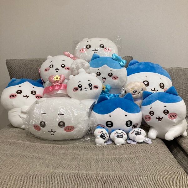 ちいかわ ハチワレ ラッコ ぬいぐるみ マスコット 計13点セット まとめ売り ちいかわくじ プライズ