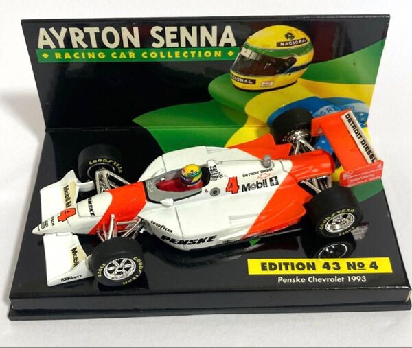 AYRTON SENNA 1/43 Penske Chevrolet 1993 No.4 アイルトン セナ ◎一部難有