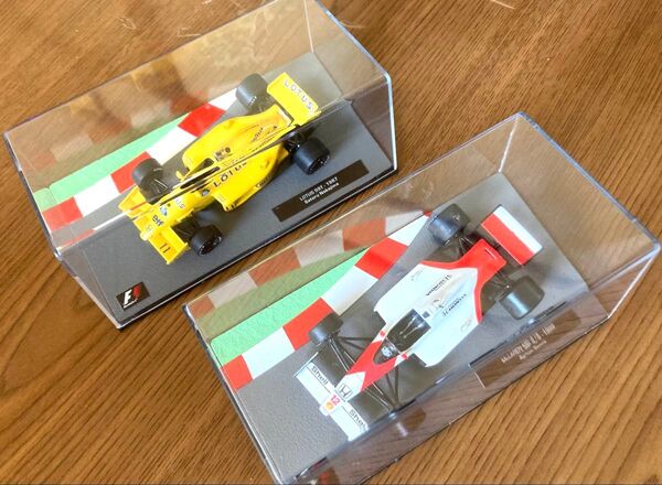 デアゴスティーニ1/43マクラーレン MP4/4 アイルトン セナ 1988 ロータス 99T 中嶋悟 1987 2台セット
