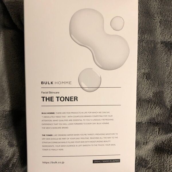 BULK HOMME THE TONER 化粧水 200ml 未使用