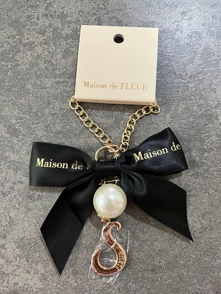 Maison de FLEUR リボンチャーム メゾンドフルールバッグチャームS