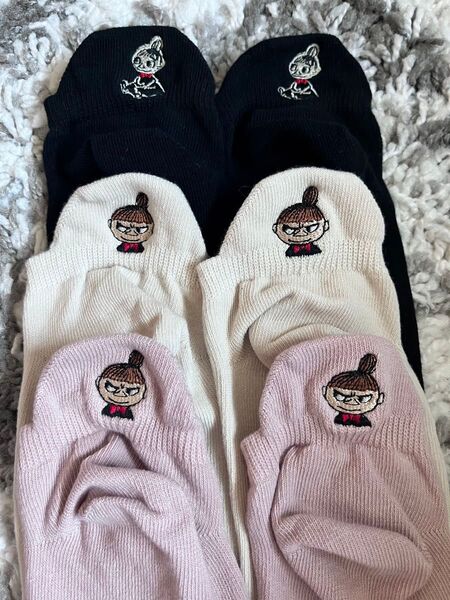 ミイソックス 靴下 刺繍 レディースソックス スニーカーソックス 綿 くるぶし丈