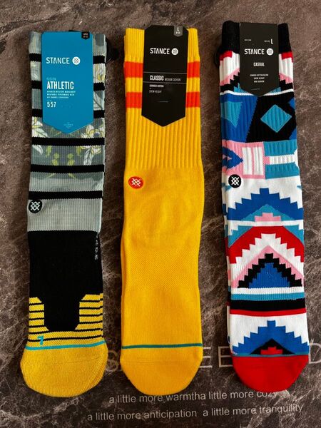 スタンス ソックス 靴下 STANCE 3足セット 男女兼用