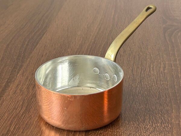 ミニソースパン 8㎝ 銅製 COPPER WARE JAPAN 片手鍋 業務用 温め 食洗機対応 プロ使用 おしゃれ 盛り付け用