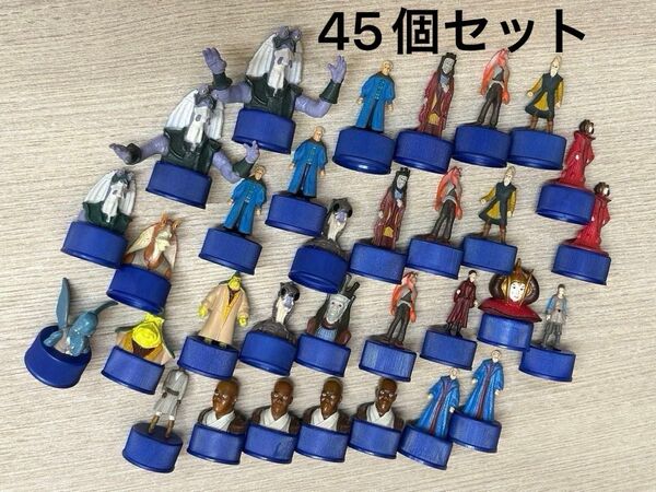 ボトルキャップ スターウォーズ STARWARS フィギュア ペプシ PEPSI 45個セット