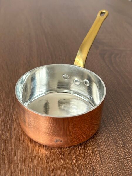 ミニソースパン 8㎝ 銅製 COPPER WARE JAPAN 片手鍋 業務用 温め 食洗機対応 プロ使用 おしゃれ 盛り付け用