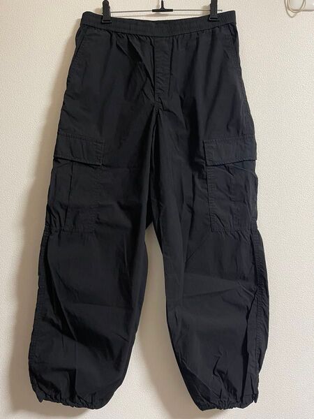 UNIQLO ユニクロ イージーカーゴパンツ 黒 ブラック M