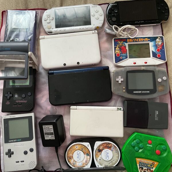 new 3DSLL PSP GBA ゲームボーイポケット GBC ゲーム機セット まとめ