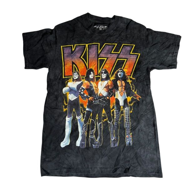 KISS キッス LIQUID BLUE バンドT Tシャツ
