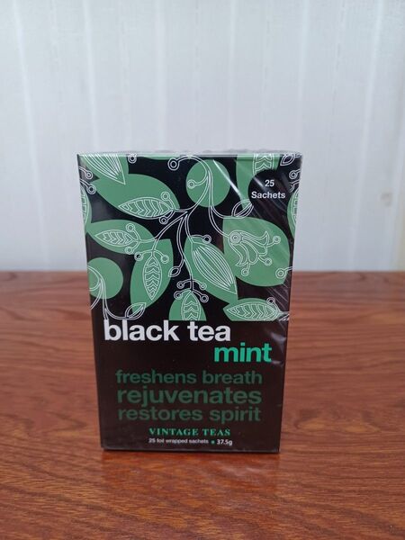 世界三大紅茶の一つウバ茶 !! スリランカ BLACK TEA ミント 25P / 1箱 未使用。未開封。
