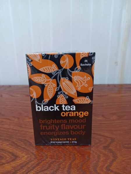 世界三大紅茶の一つウバ茶 !! スリランカ BLACK TEA オレンジ 25P / 1箱 未使用。未開封。