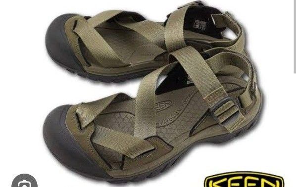 【送料無料】KEEN メンズ サンダル ゼラポート2 ダークオリーブ/ブラック 25cm