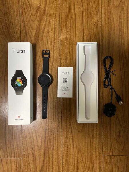 【中古美品】ボイスキャディT-Ultra ゴルフ GPS 距離測定器 時計 ナビ GPSナビ色:ブラック