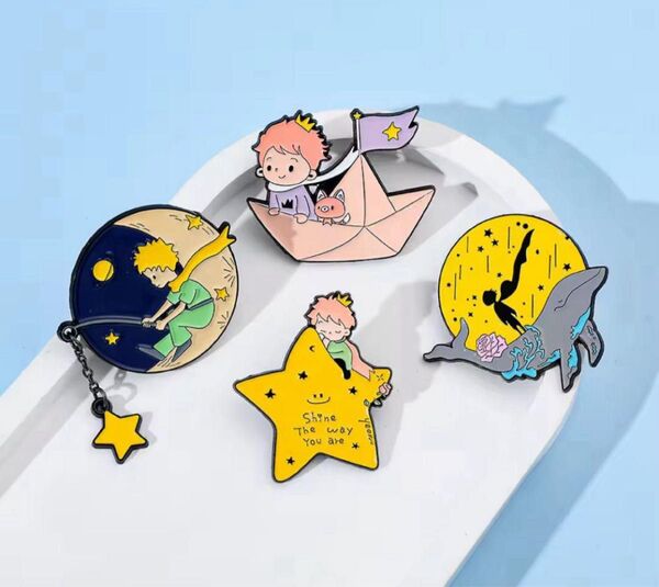 星の王子さま ピンバッジ ピンズ ブローチ