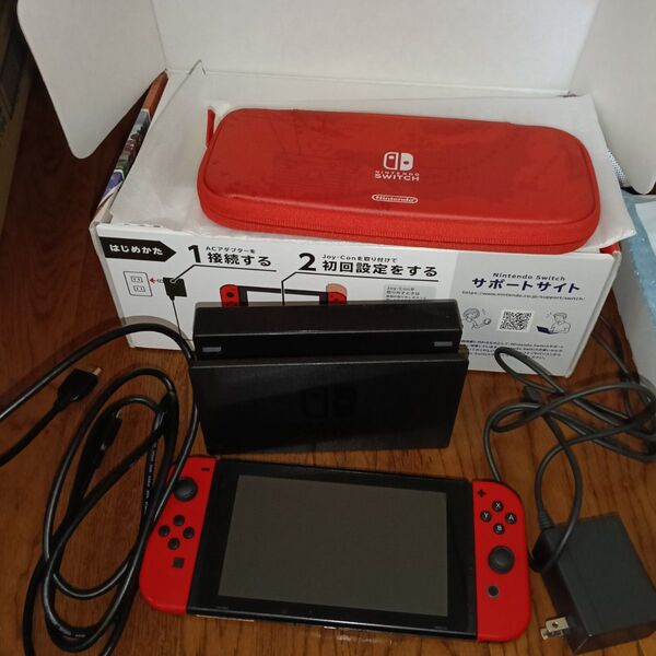 Switch スーパーマリオオデッセイ ソフト無し タバコ臭有り ジャンク扱い 簡易動作確認済み