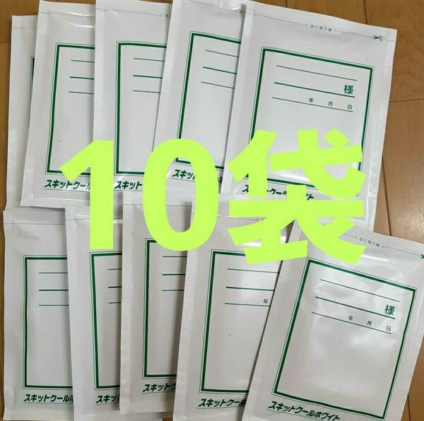 医薬部外品 湿布 スキットクールホワイト 10袋