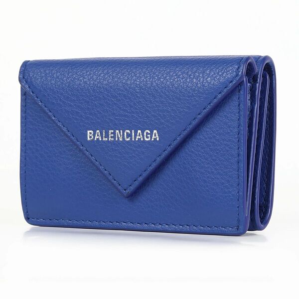 バレンシアガ 三つ折り財布 391446 DLQ0N 4130 BALENCIAGA ペーパーミニウォレット レザー コンパクト