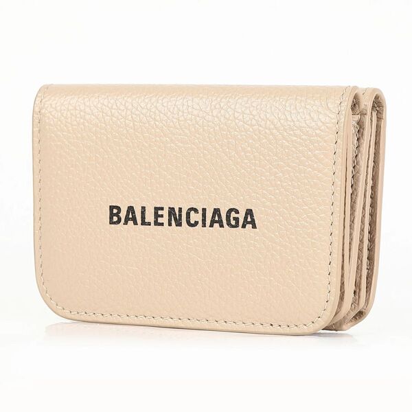 バレンシアガ三つ折り財布 593813 1IZI3 9560 CASH BALENCIAGA 財布 レザー コンパクトウォレット
