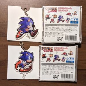 【未使用新品】希少 ソニック・ザ・ヘッジホッグ アクリルチャーム コレクション ソニック 2種セット SEGA セガ