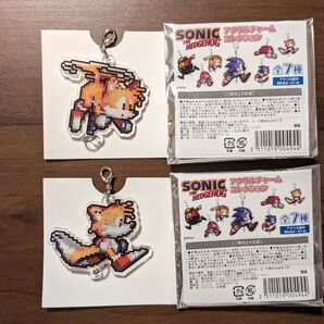 【未使用新品】希少 ソニック・ザ・ヘッジホッグ アクリルチャーム コレクション テイルス 2種セット SEGA セガ