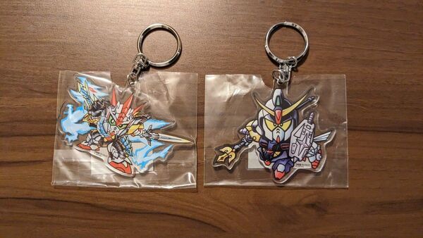 【希少】未開封新品 SDガンダム アクリルキーホルダー 魔竜剣士ゼロガンダム 武者頑駄無真悪参 2種セット