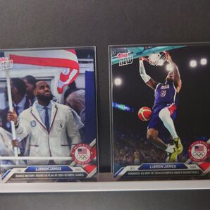 topps now LeBron James レブロン・ジェームズ 五輪セット NBA バスケットボール