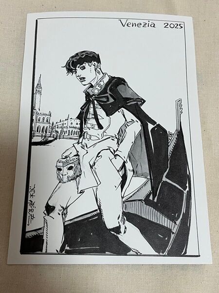 岸辺露伴は動かない 懺悔室 映画 入場特典 荒木飛呂彦の描きおろしイラストカード ポストカード 特典