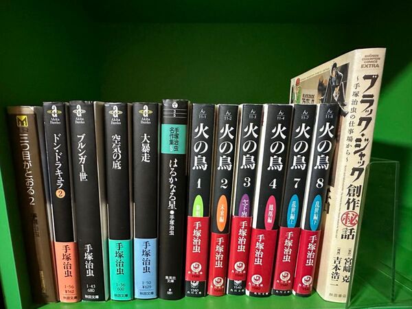 手塚治虫 作品まとめ 13冊 火の鳥 三つ目がとおる など