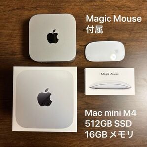 Mac mini M4 16GB/512GB Magic Mouse付属