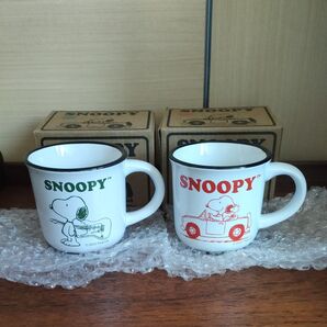 スヌーピー マグカップ 陶器製 SNOOPY