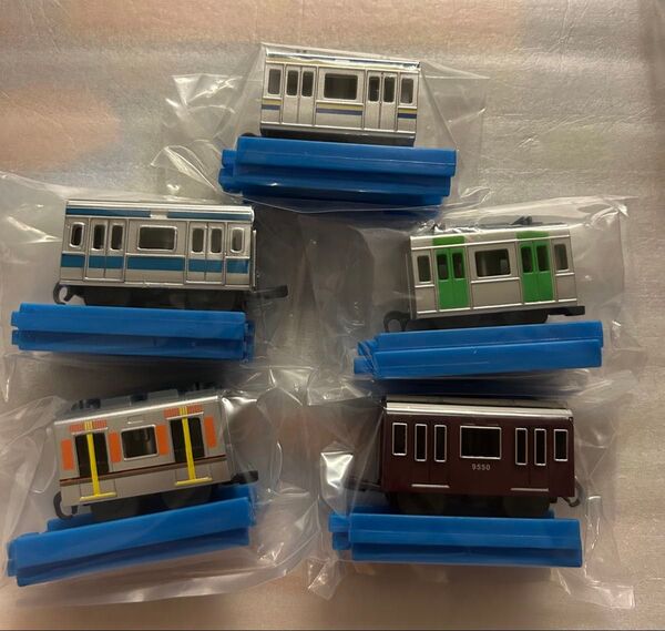 カプセルプラレール東西の環状線と通勤電車編 5種セット