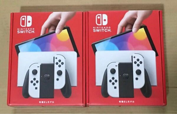 有機ELモデル Switch Nintendo ニンテンドースイッチ 新品未開封 2台セット 店舗印無し