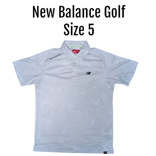 New Balance Golf ニューバランスゴルフ 半袖ポロシャツ サイズ5