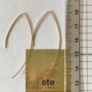 ete k10 マーキスフックピアス