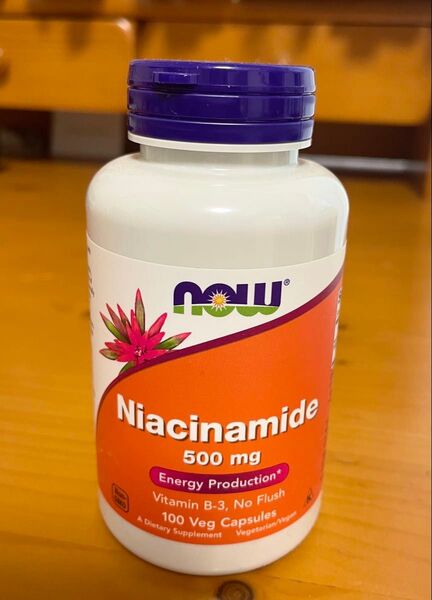 NOW ナイアシンアミド 500mg 100粒