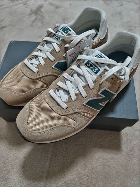 新品新品 ニューバランス New Balance ML373 FU2 26センチ キャメル×エメラルド