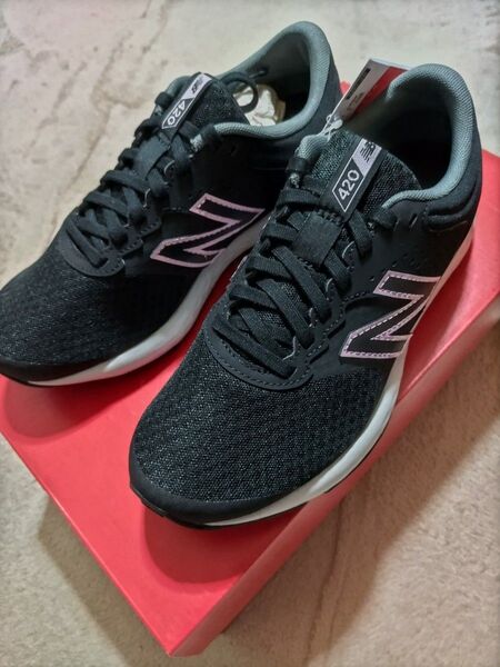 新品 ニューバランス WE420F B2 23センチ ランニング ランニングシューズ 2E : ブラック New Balance