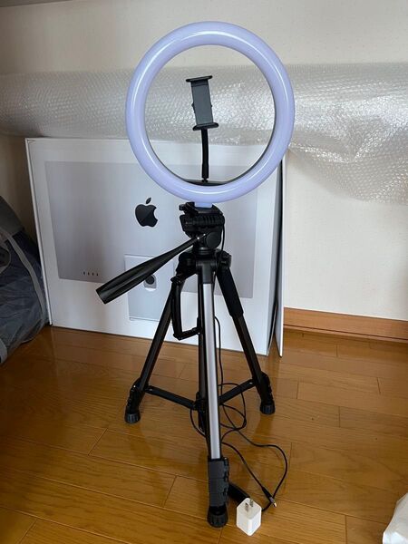 リングライト 三脚 スマホホルダー 撮影セット