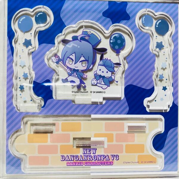 【最原終一】ニューダンガンロンパV3×サンリオキャラクターズくじ アクリルスタンド、缶バッジ、ポストカードセット