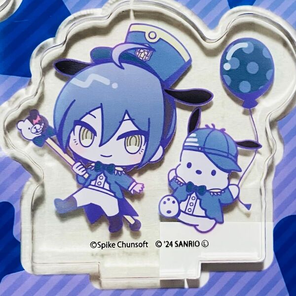 【最原終一】ニューダンガンロンパV3×サンリオキャラクターズくじ アクリルスタンド、缶バッジ、ポストカードセット
