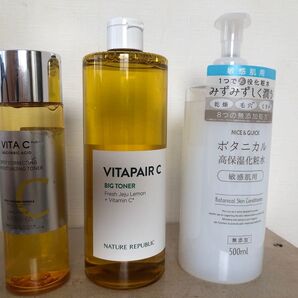 ミシャVITA C &ネイチャーリパブリックビタペアCビッグトナー&ローション&ボタニカルローション3点セット
