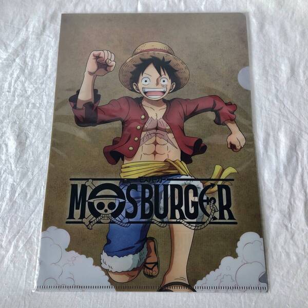 モスバーガー×ONE PIECE A4クリアファイル 2025モス福袋景品